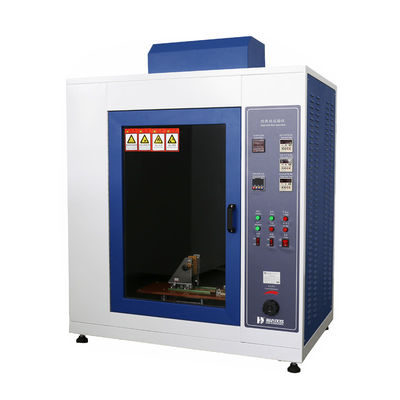 Düğme ile kontrol edilen IEC60695 ve GWIT / GWFI testi ile çalıştırılan ışıltı tel testi makinesi