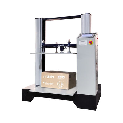 Bilgisayar Kontrolü Paket Kutusu Sıkıştırma Test Makinesi / Kutusu Sıkıştırma Testi