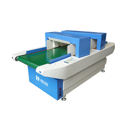 Tekstil Testi İçin 600mm Algılama Genişliği ve 24m/dk Taşıma Hızına Sahip Çift Başlı Metal Dedektörü