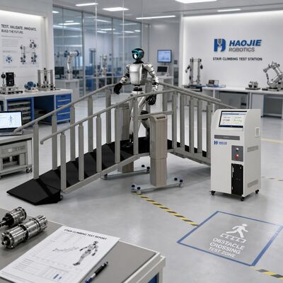 Robot Merdiven Tırmanma Test İstasyonu Merdiven Tırmanma Test Ekipmanı Özelleştirilebilir Merdiven Özellikleri PLC Kontrolü Düşme Önleyici Korkuluklar
