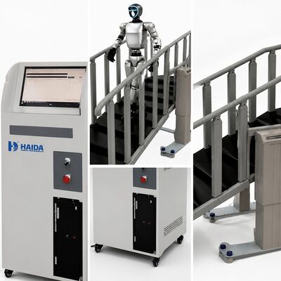 Robot Merdiven Tırmanma Test İstasyonu Merdiven Tırmanma Test Ekipmanı Özelleştirilebilir Merdiven Özellikleri PLC Kontrolü Düşme Önleyici Korkuluklar