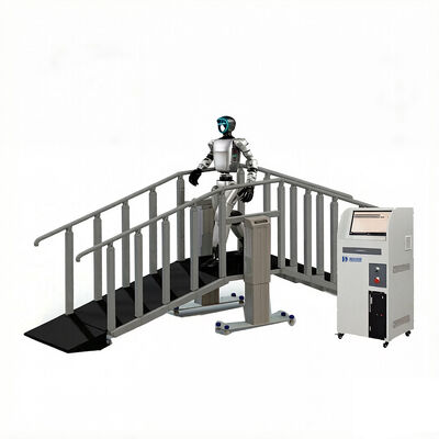 Robot Merdiven Tırmanma Test İstasyonu Merdiven Tırmanma Test Ekipmanı Özelleştirilebilir Merdiven Özellikleri PLC Kontrolü Düşme Önleyici Korkuluklar