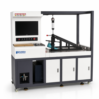 HAIDA Kaymazlık Test Cihazı Ayakkabı Tabanı Sürtünme Katsayısı Test Makinesi ISO 13287 ASTM F2913 Ayakkabı Test Ekipmanları