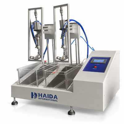 HAIDA Dinamik Ayakkabı Su Geçirmezlik Test Cihazı Ayakkabı Su Geçirmezlik Test Makinesi SATRA TM 230 Standart Ayakkabı Test Ekipmanı